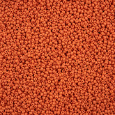 10/0 Preciosa PermaLux Seed Bead Dyed Chalk Orange Matte